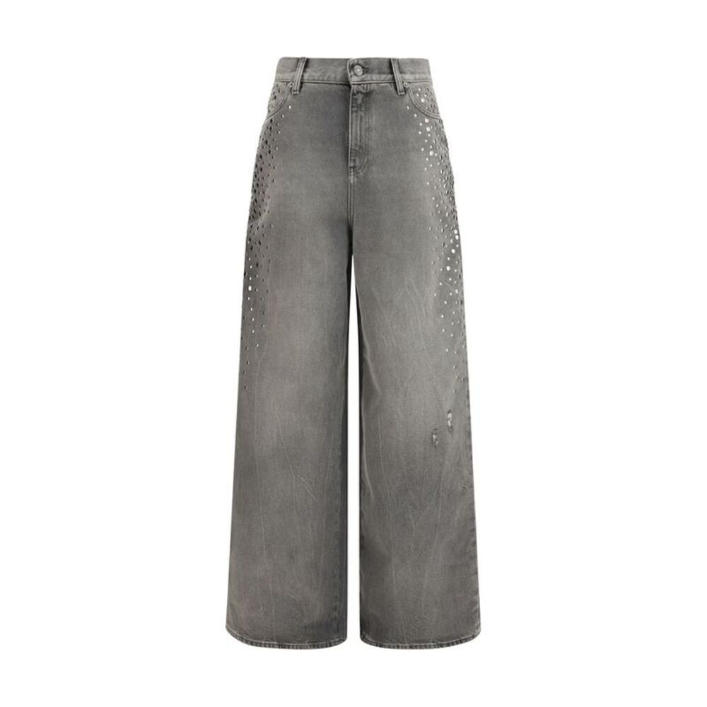 Golden Goose Gray Cotton Jeans Women's Denim